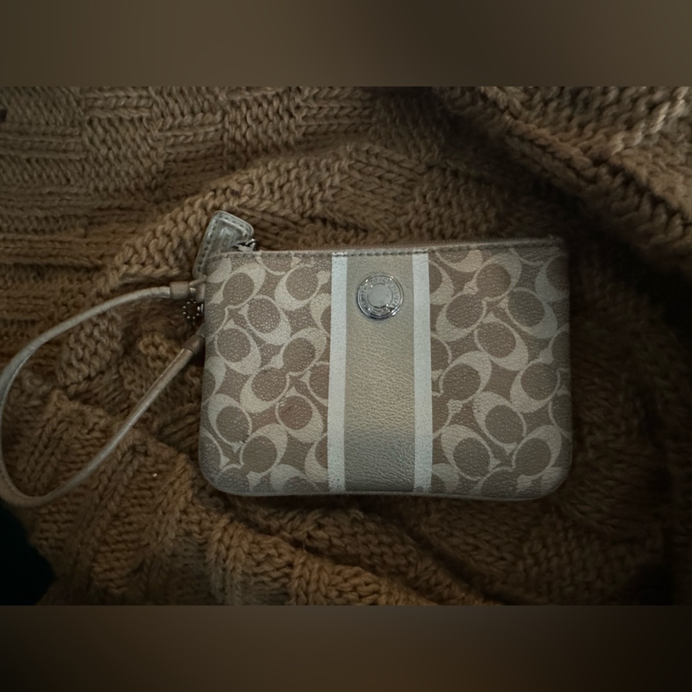 Vintage Coach Wristlet